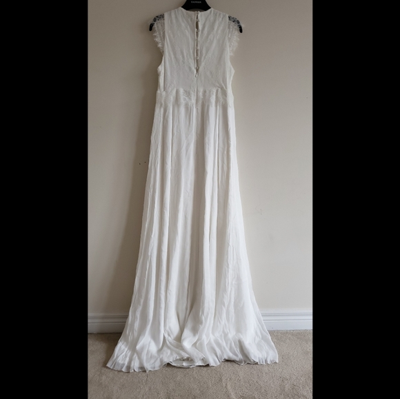 🥳Host pick ❤️Ivy& Oak Size 2 (XS) snow white maternity dress / bridal dress. - Picture 8 of 11